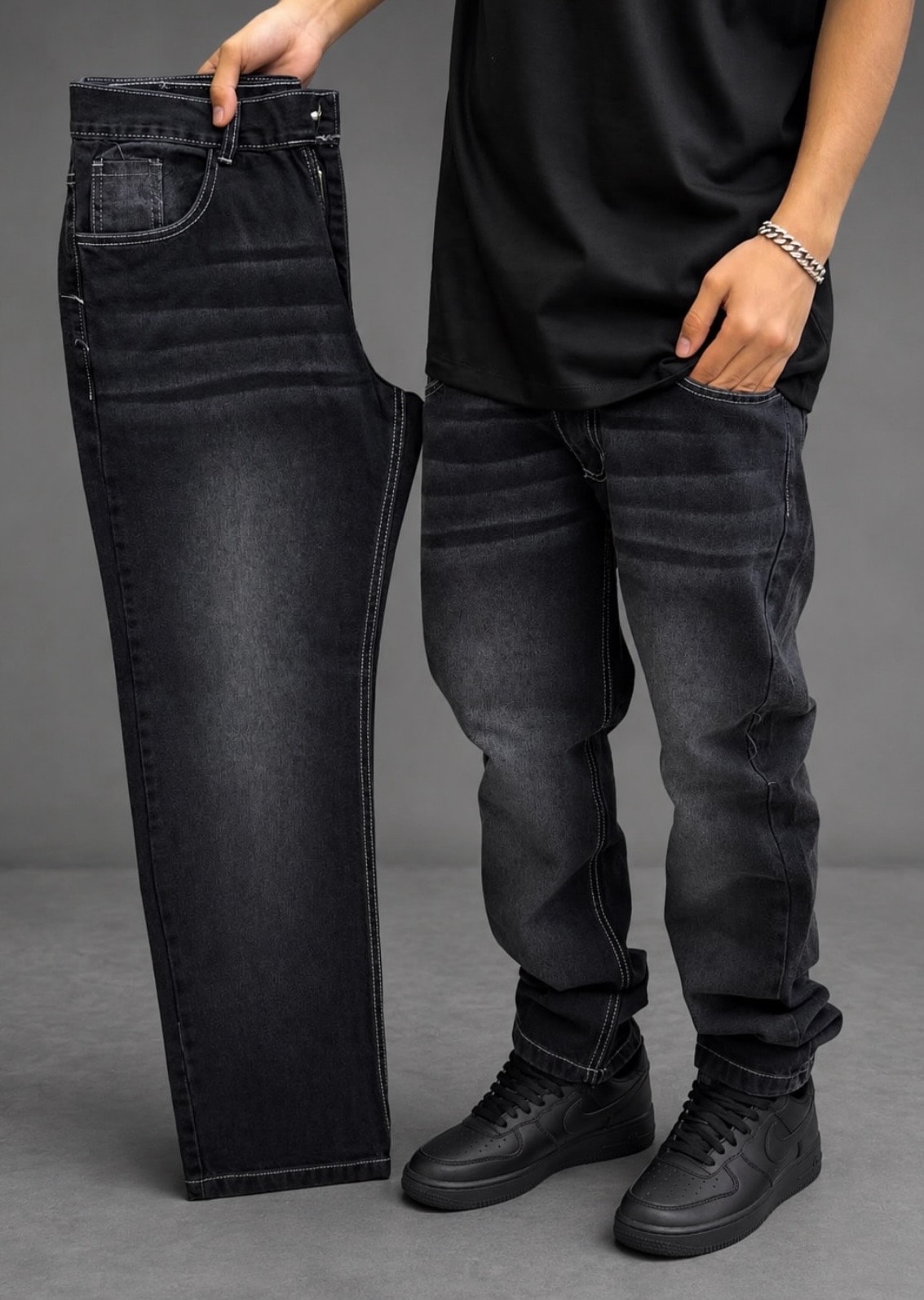 JEAN MOM GREY | LISO
